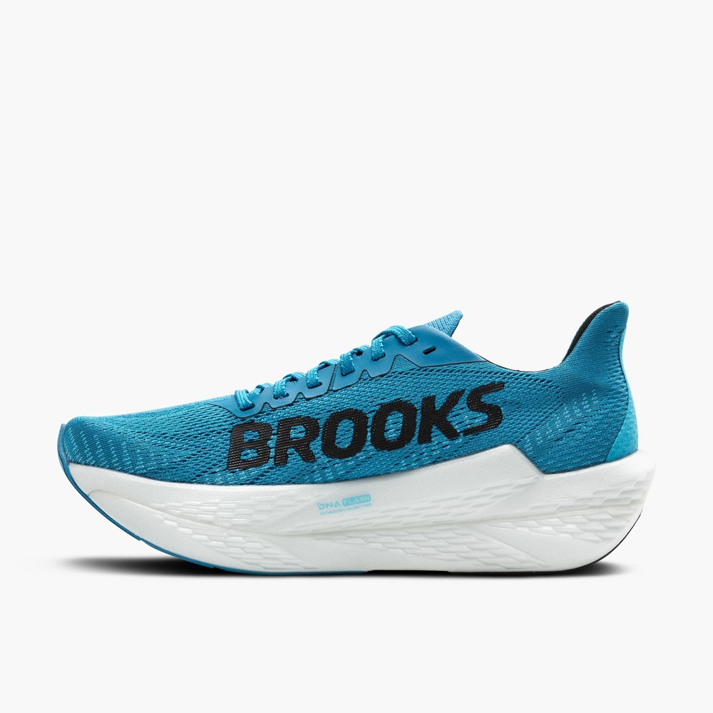 Chaussures Running Route Brooks Hyperion Max 2 Bleu Rose Noir Homme | FMW-9322619